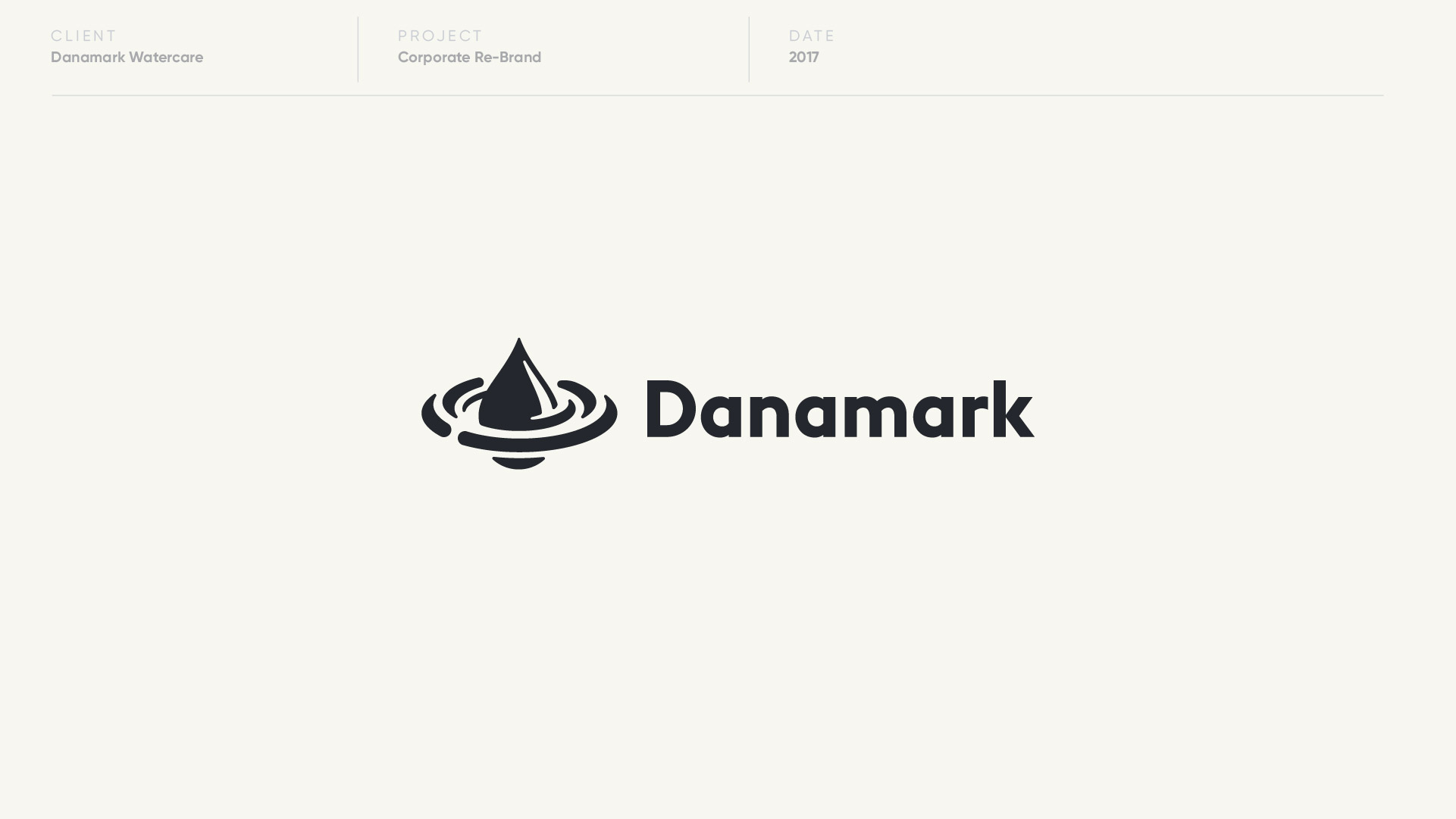 danamark watercare logo design by anthony mika