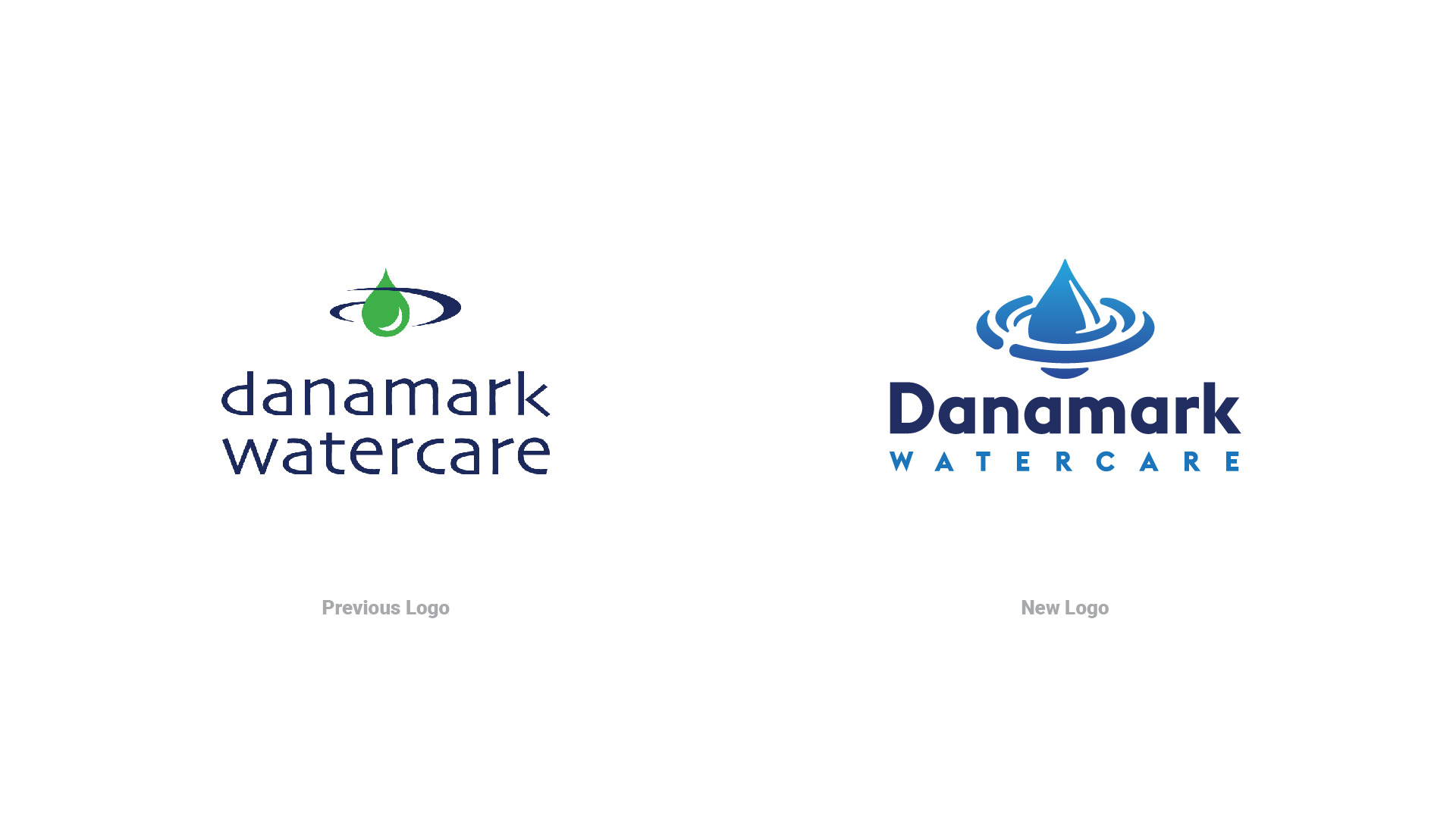 danamark watercare old logo and new logo