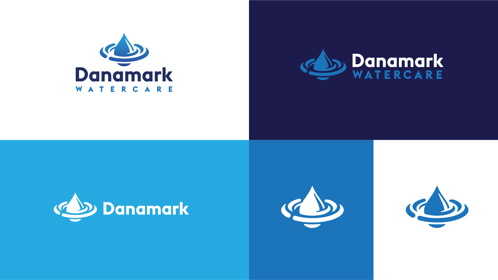 danamark watercare logo variations